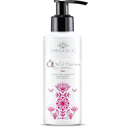 Rosadia Gesichtswaschgel mit Damaskus-Rosenwasser, 150ml