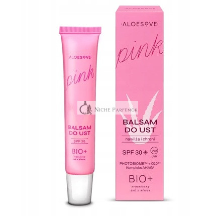 Aloesove Pink Lippenbalsam regenerierend und schützend SPF 30, 15 ml