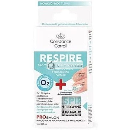 Constance Carroll Respire Oxygen Technologie Nagelbehandlung 2in1 Basis- und Decklack 10ml