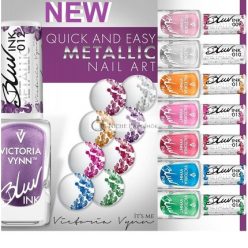   Victoria Vynn Blur Ink Metallic Multicolor Márvány Pigment Körömművészet - 16 Szín