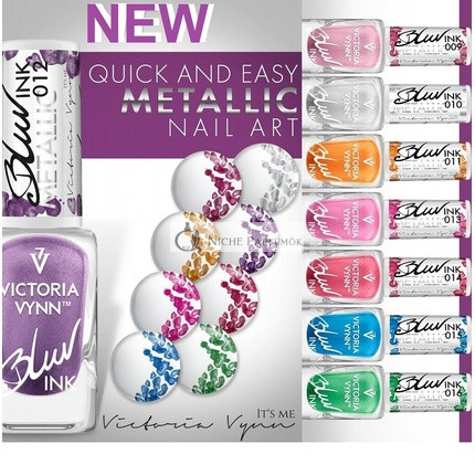 Victoria Vynn Blur Ink Metallic Multicolor Márvány Pigment Körömművészet - 16 Szín