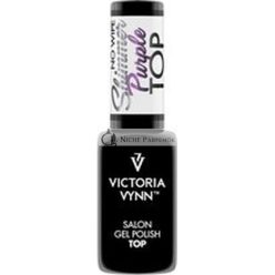   Victoria Vynn Top Coat Shimmer Purple Pink No Wipe 8ml - Csillogó Gél Lakk