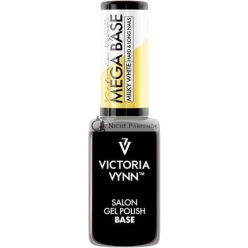   Victoria Vynn Mega Base Tejfehér Kemény és Hosszú Körmök UV Led Hybrid Zselé Lakk, 8ml