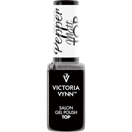 Victoria Vynn Gel-Lack Top Matt Pepper No Wipe UV Led Gel-Lack Top 8ml Schwarz