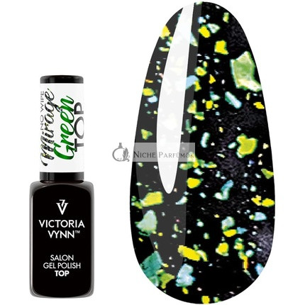 Victoria Vynn Gel Lakk Top Zöld Mirage No Wipe UV LED Gel Lakk Top 8ml