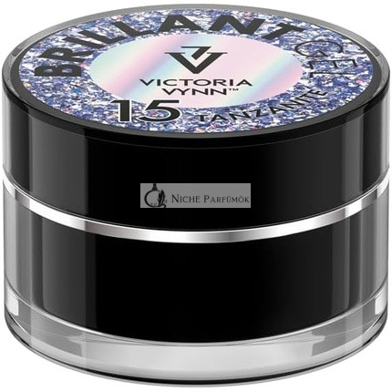 Victoria Vynn Brilliant Gel Polish Nagelschmuck Glitzer UV LED 5g, 15 Tanzanit