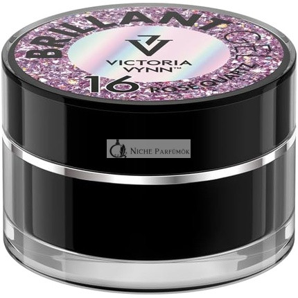Victoria Vynn Brilliant Gel Nagellack Nail Art Dekoration Glitter Sparkle UV LED 5 g 16 Rosenquarz