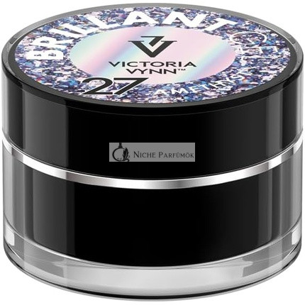 Victoria Vynn Brilliant Gel Nagellack Nail Art Dekoration Glitzer Sparkle UV LED, 5g, 27 Amethyst