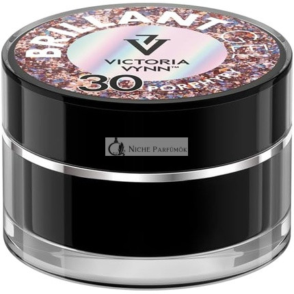 Victoria Vynn Brilliant Gel Nagellack Nail Art Dekoration Glitzer Sparkle UV LED 5g 30 Porphyr