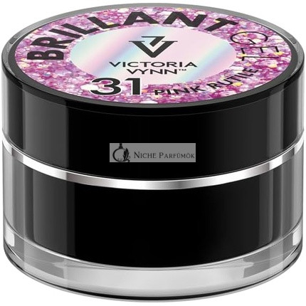 Victoria Vynn Brilliant Gel Polish Nail Art Dekoration Glitzer Funkeln UV LED 5g 31 Pink Rutile