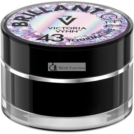 Victoria Vynn Brilliant Gel Polish Nagelkunst Dekoration Glitter Sparkle UV LED, 5g, 43 Turmalin