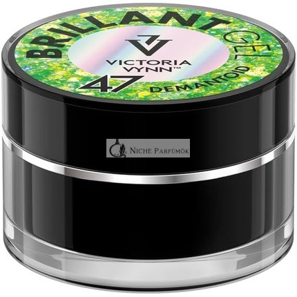 Victoria Vynn Brilliant Gel Nagellack Nail Art Dekoration Glitzer UV LED, 5g, 47 Demantoid