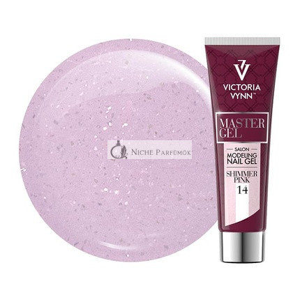 Victoria Vynn Master Gel UV LED Akryl Csillámlakk 14 Shimmering Pink 60g