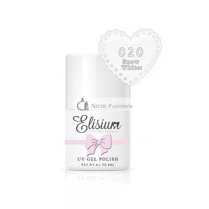 Elisiumuv Gel Polish Hybrid Körömlakk 020 Snow White, 8ml