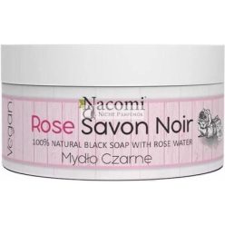 Nacomi Fekete Szappan Savon Noir Rózsa, 125 g