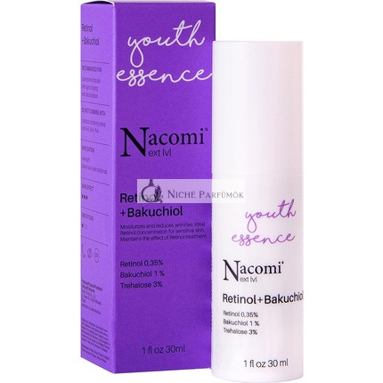 Nacomi Következő Szint Retinol 0,35% + Bakuchiol 1% Szérum, 30ml