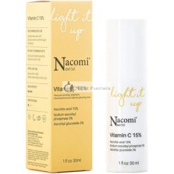   NACOMI Arc Szérum 15% C-vitaminnal 30ml - Visszaállítja a ragyogást, csökkenti a ráncokat és harcol az aknéval