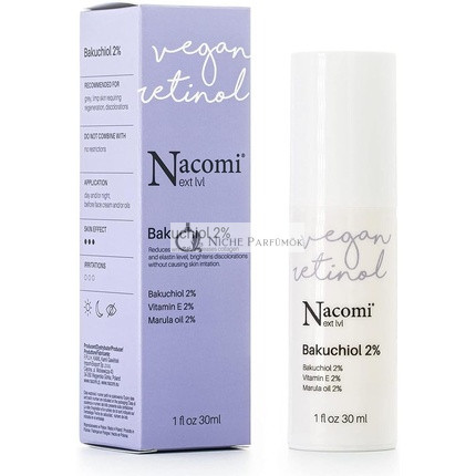 Nacomi Next Level Vegan Retinol Bakuchiol 2%, 30ml