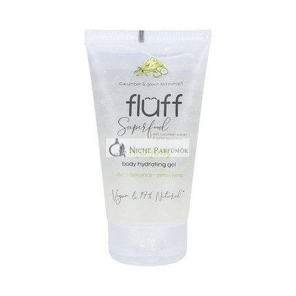 Fluff H2o Detox Gel Víz Uborka Zöld Tea, 150ml
