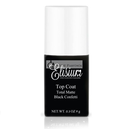 Matte Top Coat Schwarz 15ml