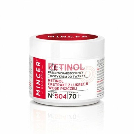 Mincer Pharma Retinol Ránctalanító Krém 70+ No. 504 - 50ml