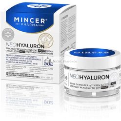   Mincer Pharma Neo Hyaluronic Magasan Rejuvenáló Hidratáló Nappali és Éjszakai Arckrém Hyaluronsavval, 50ml
