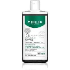   Mincer Pharma Oxygen Detox Carbo Gesichtsreinigungs-Gel mit Aktivkohle und Kieselgur, 250ml