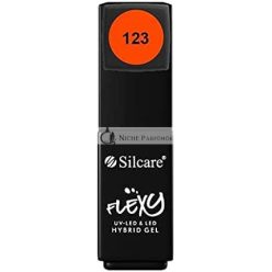   Silcare Soak Off Hybrid UV LED Flexy Gél Manikűr Körmök 4.5g Shade 123 by Roxie Cosmetics