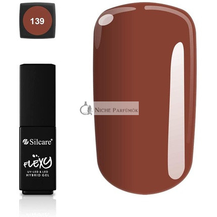 Silcare Soak Off Hybrid UV LED Flexy Gel Maniküre Nägel 139 Farbton, 4,5g