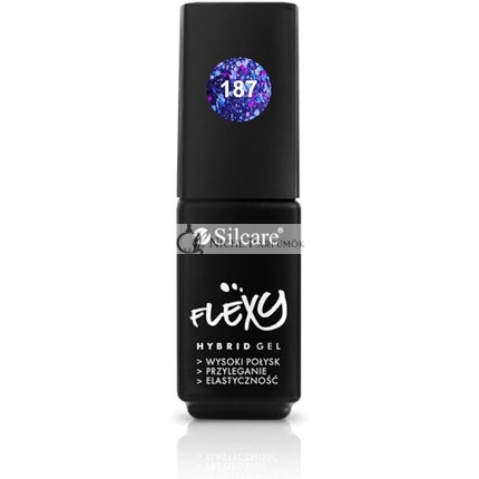 187 Silcare Soak Off Hybrid UV LED Flexy Gel Maniküre Nägel, 4,5g