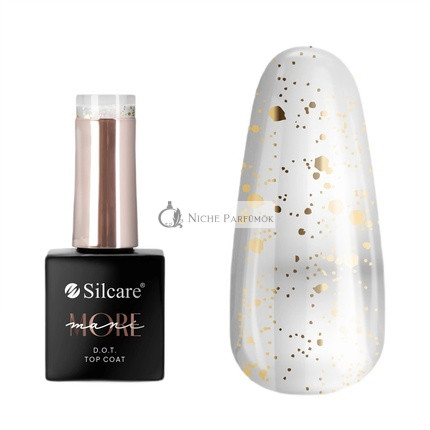 Silcare Mani More Dot Top Coat Für Nägel Gold, 10g