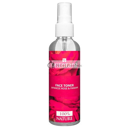 Orientana Természetes Arc Toner Japán Rózsa Pandan és Aloe Vera 100ml - Alkoholmentes Hidratáló Vegán Bőrápolás Nőknek
