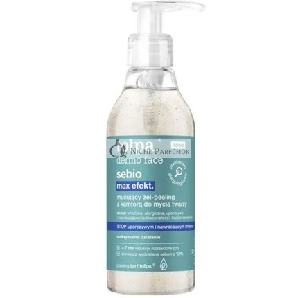 Tołpa Dermo Face Sebio Max Effect Gesichtsreinigungsgel-Peeling, 195ml