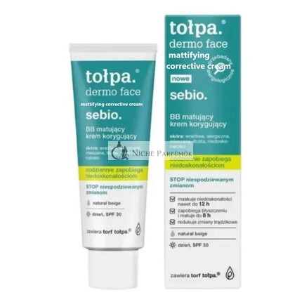 Tolpa Dermo Face Sebio BB Mattierende Korrekturcreme mit SPF 30, 40ml