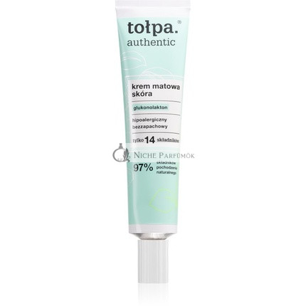 Autentikus Mattító Krém - Ptołpa, Matt Bőrre, 40ml