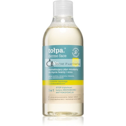 Ptołpa Dermo Arc Face Sebio Normalizáló Micellás Tisztító Folyadék, 400 ml