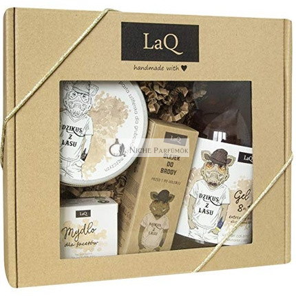 LaQ Wild Gel Szett, 500 ml - Tisztító, Szappan és Szakállolaj