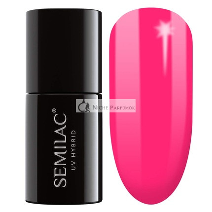Semilac UV Nagellack Neonfarbe 517 Neon Pink, 7ml