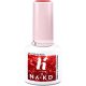 Hi Hybrid 203 Rote Elemente Glitter UV Gel Nagellack 5ml