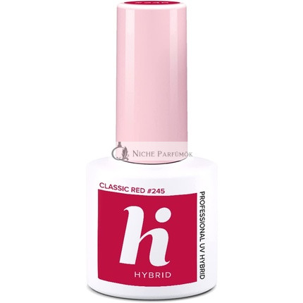 Hi Hybrid 245 Élénk Klasszikus Piros UV Körömlakk 5ml