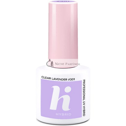 HI HYBRID UV Gél Lakk Átlátszó Levendula #301, 5ml