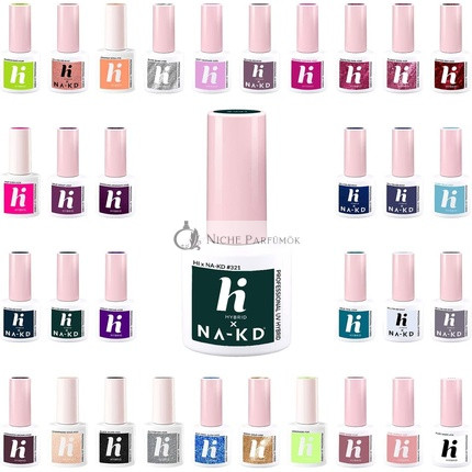 Hi Hybrid UV Gél Körömlakk népszerű bézs, kék, barna, rózsaszín, sárga, arany, zöld és szürke színekben, 5ml