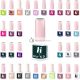 Hi Hybrid UV Gel Nagellack in beliebten Beige-, Blau-, Braun-, Rosa-, Gelb-, Gold-, Grün- und Grau-Farben, 5ml