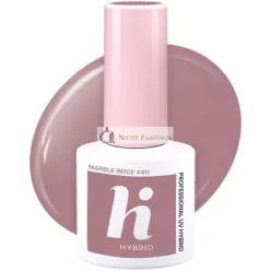 HI HYBRID #411 Körömlakk Márvány Bézs, 5ml