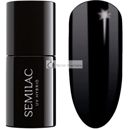 Semilac UV Nagellack 300 Perfektes Schwarz 7ml