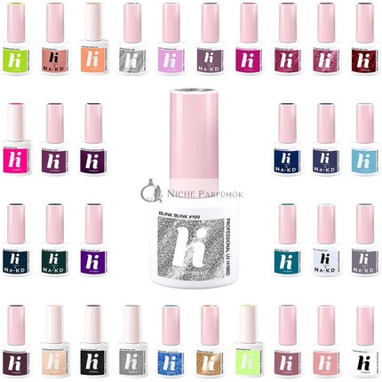 Hi Hybrid UV Gel Nagellack in beliebten Beigetönen, Blau, Braun, Rosa, Gelb, Gold, Grün und Grau 5ml