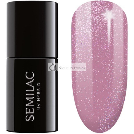 Semilac UV Nagellack Shimmer Dust Pink 319, 7ml