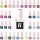 Hi Hybrid UV Gelnagellack in Beliebtem Beige, Blau, Braun, Pink, Gelb, Gold, Grün, Grau Farben, 5ml, 425 Schwarz Silber