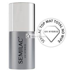 Semilac Matt Top Total No Wipe UV Körömlakk Top Coat, 7 Ml