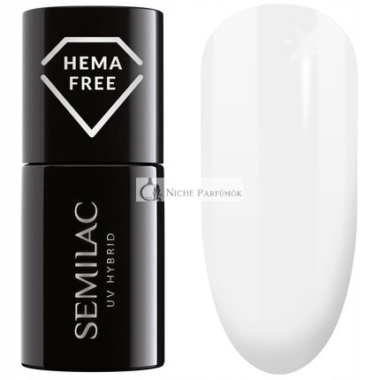 Semilac UV Nagellack Weiß 389 Kokosnusseis, 7ml